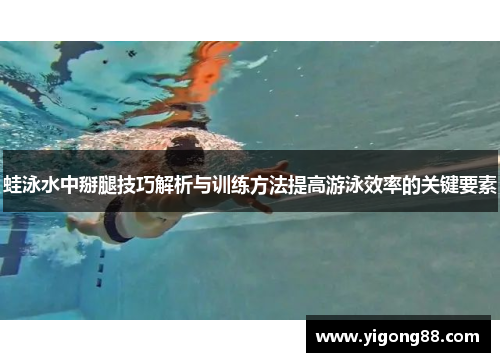 蛙泳水中掰腿技巧解析与训练方法提高游泳效率的关键要素