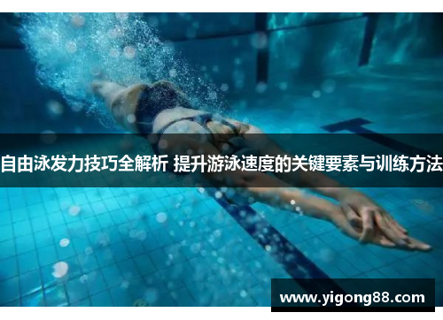 自由泳发力技巧全解析 提升游泳速度的关键要素与训练方法